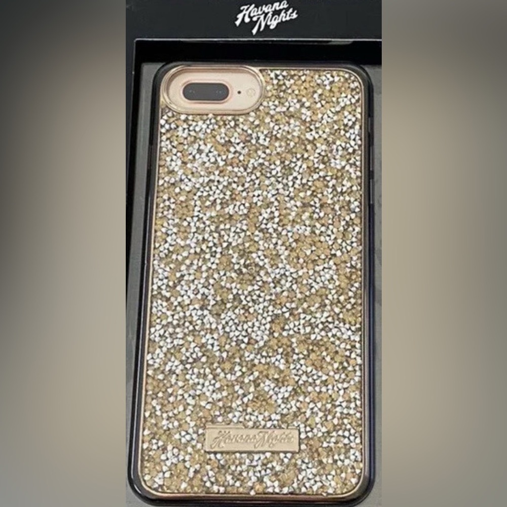 Havana nights gold and silver crystal 2 piece protective case NEW in sealed box